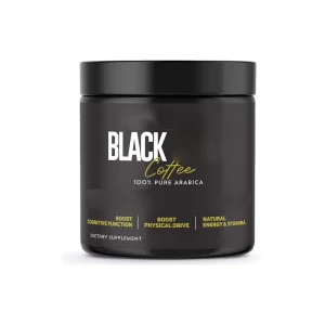 Pure Black Instant Coffee Powder for Adult Energy Boost 100% Soluble Coffee with Sugar Strong & Rich Vietnamese Formula