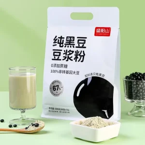 Pure Black Soybean High Protein Instant Original Flavor Non Transgenic Milk Powder 300g Without Addition Bag