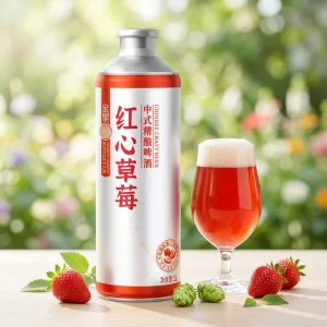 Pure Flavor KINGSTAR Milk Skin Hawthorn Chinese Craft Beer Tinned Bottle Premium Alcoholic Beverage Bulk Supply Bar Hotel Inn