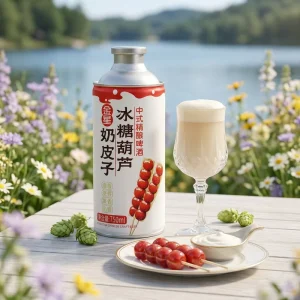 Pure Flavor KINGSTAR Milk Skin Hawthorn Chinese Craft Beer Tinned Premium Alcoholic Beverage Bulk Supply for Bar Hotel Inn 750ML