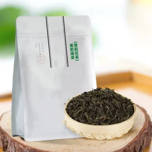 Pure Natural Jasmine Green Tea Loose Leaves Bulk Raw Materials Are Used in Milk Tea and Drink Shops