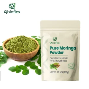 Qbioflex Custom Pure Natural Moringa Powder Organic Leaves Extract Buyer Slimming Tea Superfood Supplement Moringa Powder