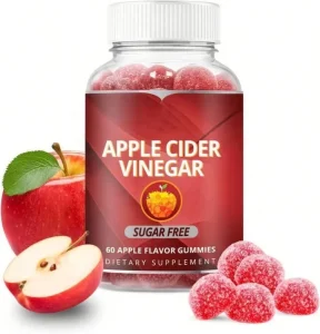 Quality Sugar Free Cider Vinegar Gummies Digestive Health Slimming Immune Support Vitamins Adults Detox