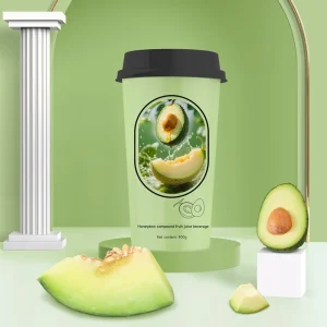 Ready To Drink 400g Cup Hami Melon Compound Fruit Juice Hong Kong Style Dessert Beverage For Daily Refreshment