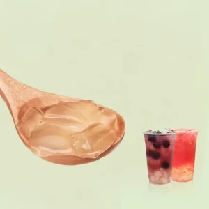 Ready To Use Osmanthus Flavor Jelly Crystal Konjac Jelly for Milk Tea Shop Bubble Tea Ingredients