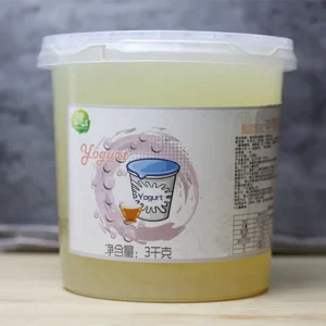 Ready to Eat 120G 1.3KG 3KG Bubble Milk Tea Yogurt Flavor Popping Boba Pearls Bubble Tea Ingredients Juice Boba Balls