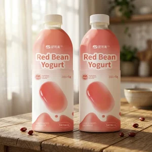 Red Bean Yogurt OEM ODM Plant based Beverage Fermented