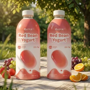 Red Bean Yogurt Traditional Oriental OEM ODM High Fiber Beverage
