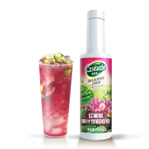 Red Grape Fruit Juice Drink Beverage Fruit Juice Syrup Concentrate for Milk Tea Drinks