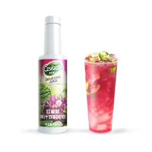 Red Grape Fruit Juice Syrup Flavored Drink Beverage Fruit Juice Concentrate for Milk Tea Drinks
