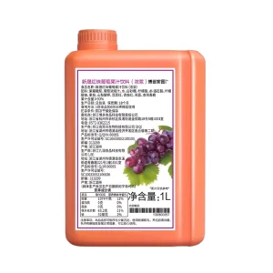 Red Grape Fruit Juice Syrup High Concentration of Fruit Juice Content Concentrate for Milk Tea Drinks