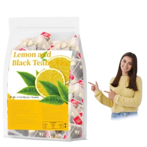 Refreshing Lemon Black Tea Bag Natural Fresh Lemon Flavor Dried Black Tea Refreshing Daily Drink Qi and Blood Balance