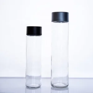 Reusable Glass Water Bottle High Borosilicate Glass Water Bottles with Lid