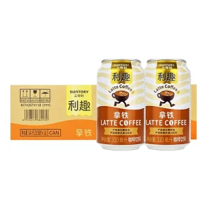 Rich Latte Coffee Beverage 310ml 24 Cans Per Carton Imported Milk Source Coffee Room Temperature Storage