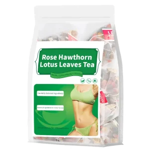 Rose Hawthorn Lotus Leaf Tea Herbal Blend for Digestion & Relaxation 100% Natural Bulk OEM