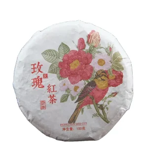 Rose Scented Black Tea Mini Cakes Portable Single Serve Rich Floral Aroma Tea
