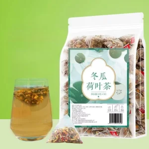 Rose Winter Melon Lotus Leaf Tea Triangle Bag Barley Cassia Seeds Flavored Tea