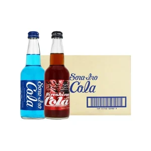 Saito Blue Cola Soda 330ml Limited Edition Glass Bottle Imported from Japan