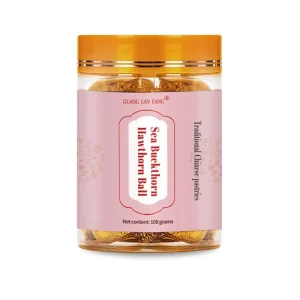 Seabuckthorn & Hawthorn Herbal Balls Digestive Support Appetite Boost Immune Support Antioxidant Vitamin Rich