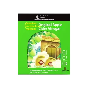 Selenium Rich Sugar Free Apple Cider Vinegar Juice Drink 0 Sugar 0 Fat Fitness Portable Small Package Perfect Gift Set