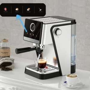 Semi Automatic Espresso Coffee Machine 20Bar Instant Heating Stainless Steel Body for Home Cafe Latte Cappuccino Making