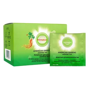 Siberian Ginseng Jasmine Blooming Health Tea Bags 1.5g 24-Month Shelf Life Box Packed for On-the-Go Convenience
