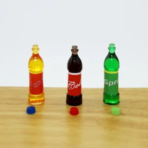 Simulated Mini Soda Beverage Bottle Model Play House Cola Mini Scene Drink Displays Doll Accessories Photography Props