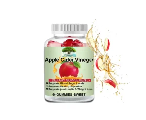 Slim Body Skin Whitening Apple Cider Vinegar Gummies Gummy Acv for Apple Cider Detox Cleanse Apple Cider Vinegar Gummies