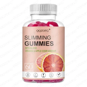 Slimming Gummies with Blood Orange and Apple Cider Vinegar Vegan Non GMO Soy Free for Adults