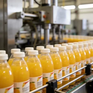 Small Bottled Juice Packaging Machinery 500ml 1.5L Automatic RCGF 3 in 1 Hot Juice Filling Machine 8000 12000BPH