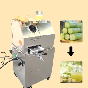 Small Sugar Cane Juice Machine with Easy Clean Design Sugarcane Juice Extractor for Daily Use and Healthy Beverage Preparation