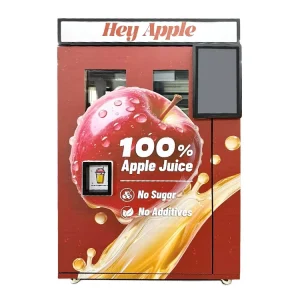 Smart Healthy Juice Vending Machine Automatic Fresh Squeezed Apple Juice with LCD Display and Self Cleaning