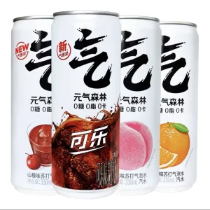 Soda Drink Blueberry White Peach Flavor Sparkling Water Various Fruit Flavor Carbonated Beverages Exotic Drinks