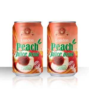 Soft Juice Drink Can Beverage 100% Natural Fruit Drink Peach Juice Drink
