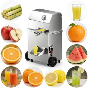 Solar Battery Sugarcane Juicer for Off-Grid Villages
