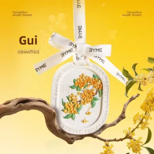 Solid Osmanthus Fragrance Gypsum Aromatherapy Tablets for Wardrobe and Car Long Lasting Fragrance Christmas Gift