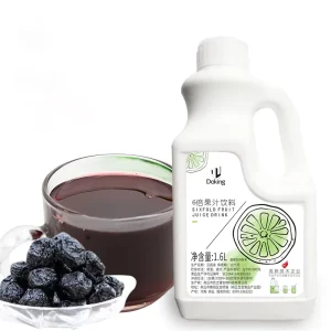 Sour Plum Soup Flavor Syrup Concentrated Flavored Syrup for Sour Plum Fruit Syrup Bubble Tea Ingredients