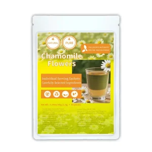 Source Factory Chamomile Flowers Tea Bags Supports Sleep Relaxation and Calmness 30 Sachets OEM Available Bulk