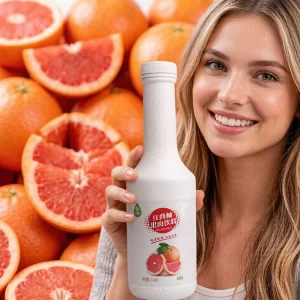 Source Factory High Quality HACCP HALAL Certified Concentrate Red Grapefruit Juice for Bubble Tea Ingredients