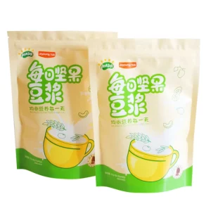 Soy Milk Packaging soya Milk Packaging Bag milk Powder Stand up Zipper Pouch