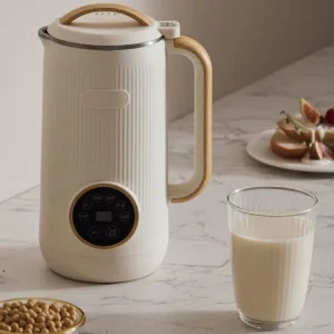 Soymilk and Nut Milk Maker Heating Blender with Sound Cover Heat Blender Dishwasher Safe