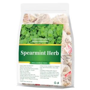 Spearmint Tea Bags Independent Triangle Bags Fresh and Refreshing Tea for Improving Sleep Balance and Health