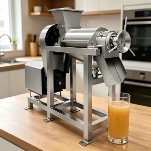 Spiral Type Fruit Juice Crusher and Extractor Fruit Juicing Making Machine Tomato Apple Pineapple Orange Spinach Juicer Machine