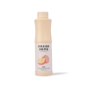 Spring Snow Peach Jam 1.2kg Concentrated Juice Specially for Fresh Fruit Tea and Fruit Tea for Commercial Use in Milk Tea Shops