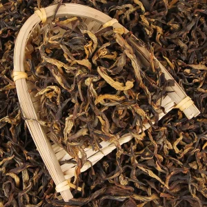 Spring Tea Yunnan Dianhong Early Spring Golden Tip Black Tea from Fengqing High Mountain Ancient Tea Trees Honey Sweet