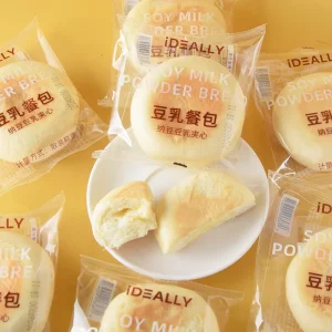 Squishy Toast Bread High Protein Sugar Free Natto Soy Milk Sandwich Gluten Free Whole Grain Wheat Bulk Box Chinese Diet