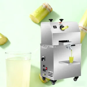 Stainless Steel Electric Sugarcane Juicer Machine with Motor 220V 1100W