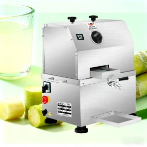 Stainless Steel High Efficiency 300KG/H Sugarcane Juicer Machine Electric with Motor