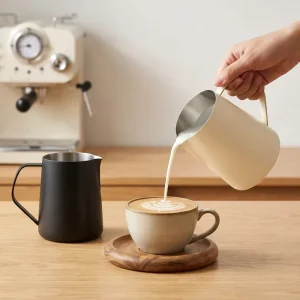 Stainless Steel Milk Frothing Jug for Latte Art and Coffee Frothing Barista Tool