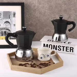 Stovetop Aluminum Alloy Espresso 3/6 Cups Mocha Pot Expresso Coffee Tools Moka Pot